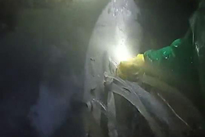 保亭消防水池堵漏现场